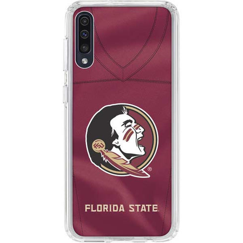 Florida State University Red Jersey Galaxy A50 Clear Case